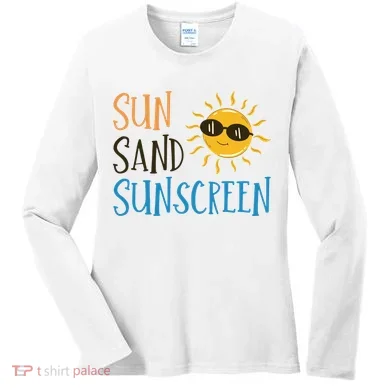 Sun Sand Sunscreen Women's Long Sleeve Shirt
