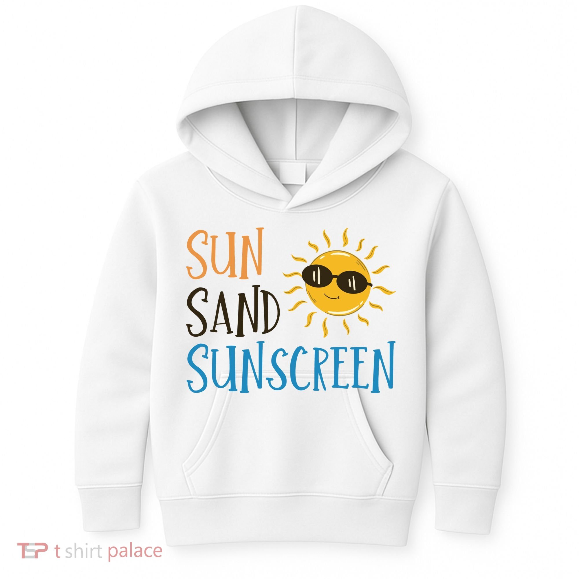 Sun Sand Sunscreen Kids Hoodie