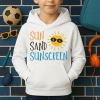 Sun Sand Sunscreen Kids Hoodie thumb 2