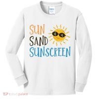 Sun Sand Sunscreen Kids Long Sleeve Shirt thumb 0