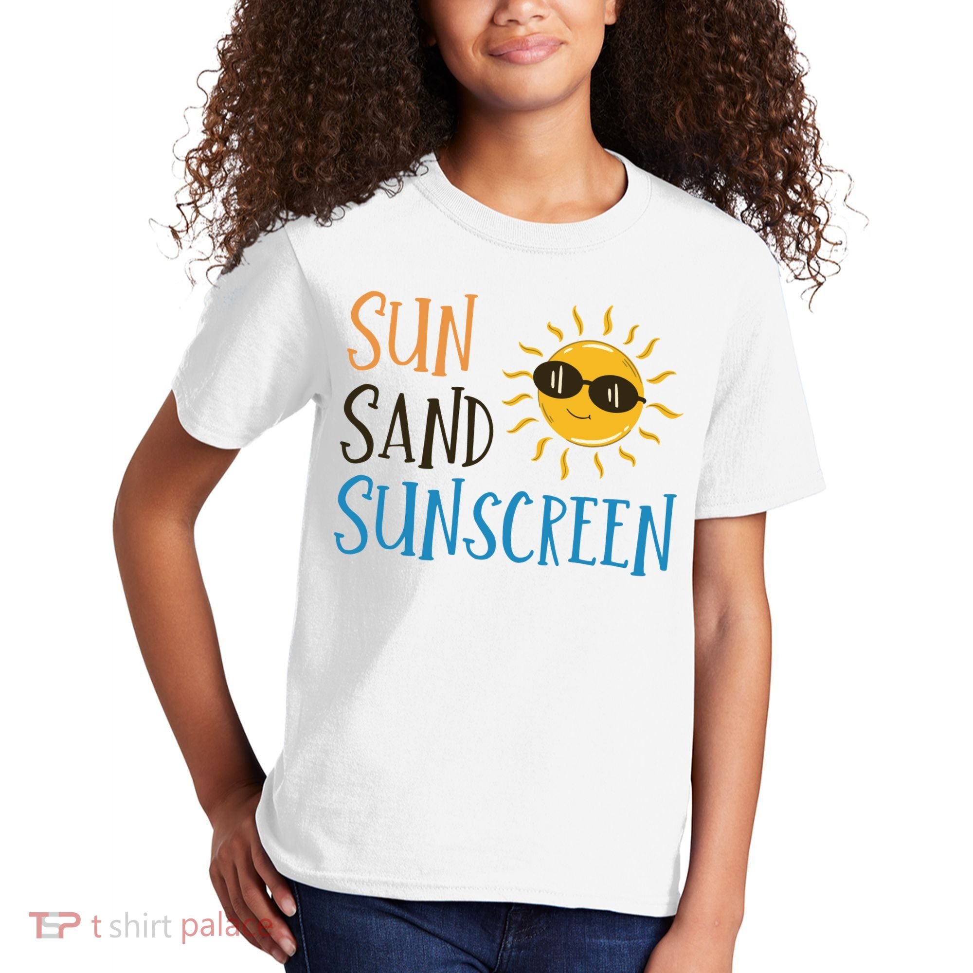 Sun Sand Sunscreen Kids T-Shirt