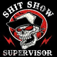 Shit Show Supervisor Skull Kids Sweatshirt thumb 2