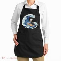 Skeleton Surfing Summer Surfer Apron thumb 2