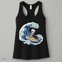 Skeleton Surfing Summer Surfer Women's Tank Top thumb 3