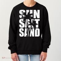 Sun Salt Sand Palm Trees Summer Break Women's Sweatshirt thumb 0