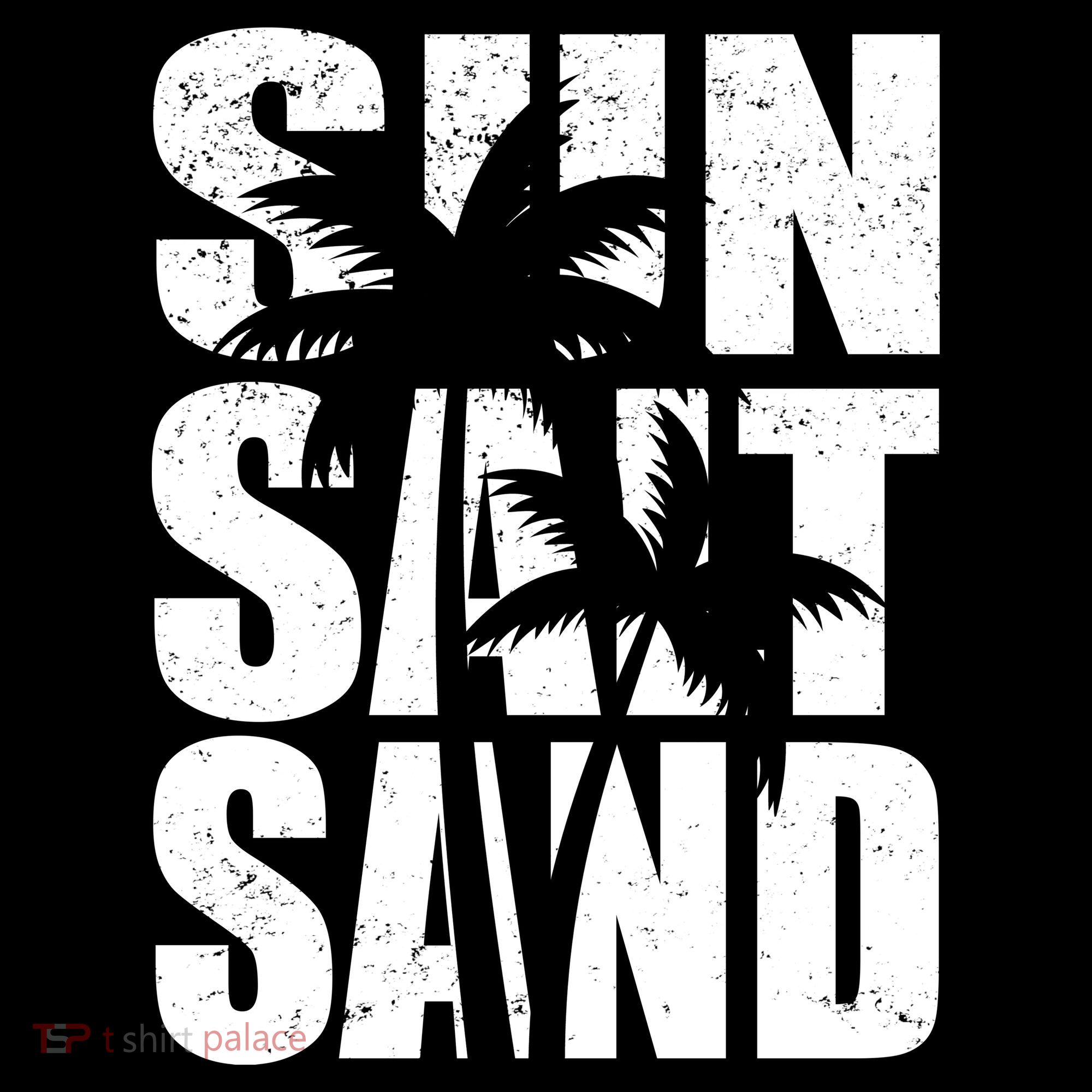 Sun Salt Sand Palm Trees Summer Break Apron