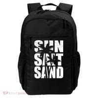 Sun Salt Sand Palm Trees Summer Break Backpack thumb 0