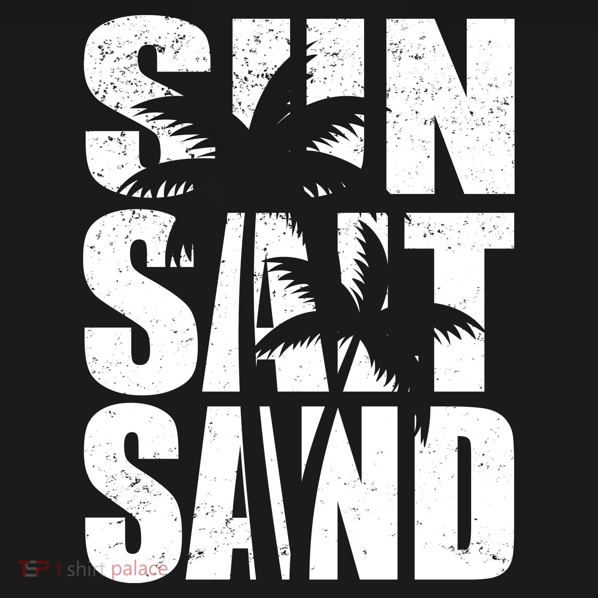 Sun Salt Sand Palm Trees Summer Break Bucket Hat