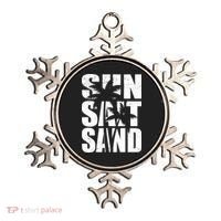 Sun Salt Sand Palm Trees Summer Break Ornament thumb 0
