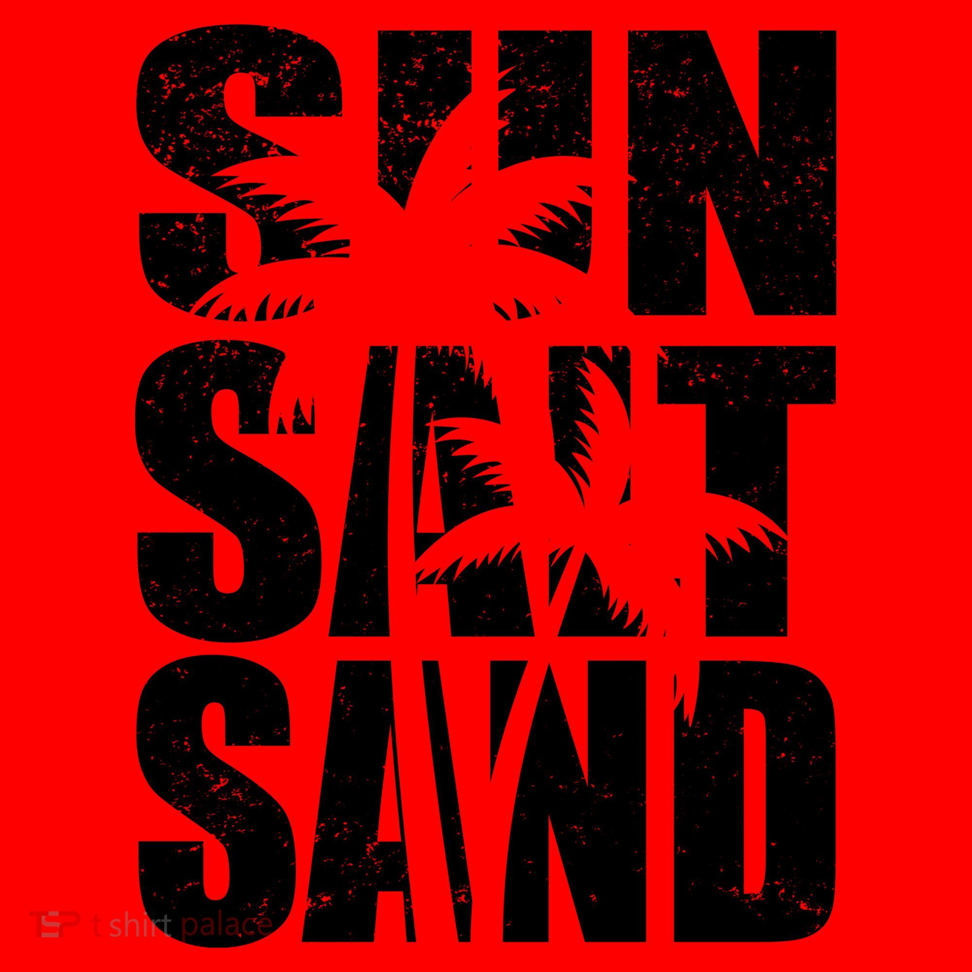 Sun Salt Sand Palm Trees Summer Break Santa Hat