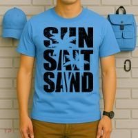 Sun Salt Sand Palm Trees Summer Break T-Shirt thumb 5