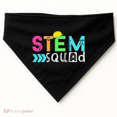 STEM Squad Science Technology Engineering Math Teacher USA-Made Doggie Bandana