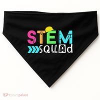 STEM Squad Science Technology Engineering Math Teacher USA-Made Doggie Bandana thumb 0