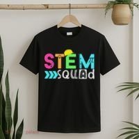 STEM Squad Science Technology Engineering Math Teacher T-Shirt thumb 2