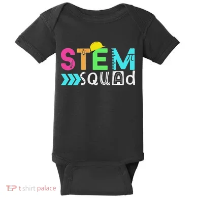 STEM Squad Science Technology Engineering Math Teacher Baby Bodysuit