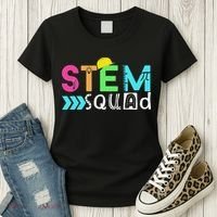 STEM Squad Science Technology Engineering Math Teacher Women's T-Shirt thumb 3