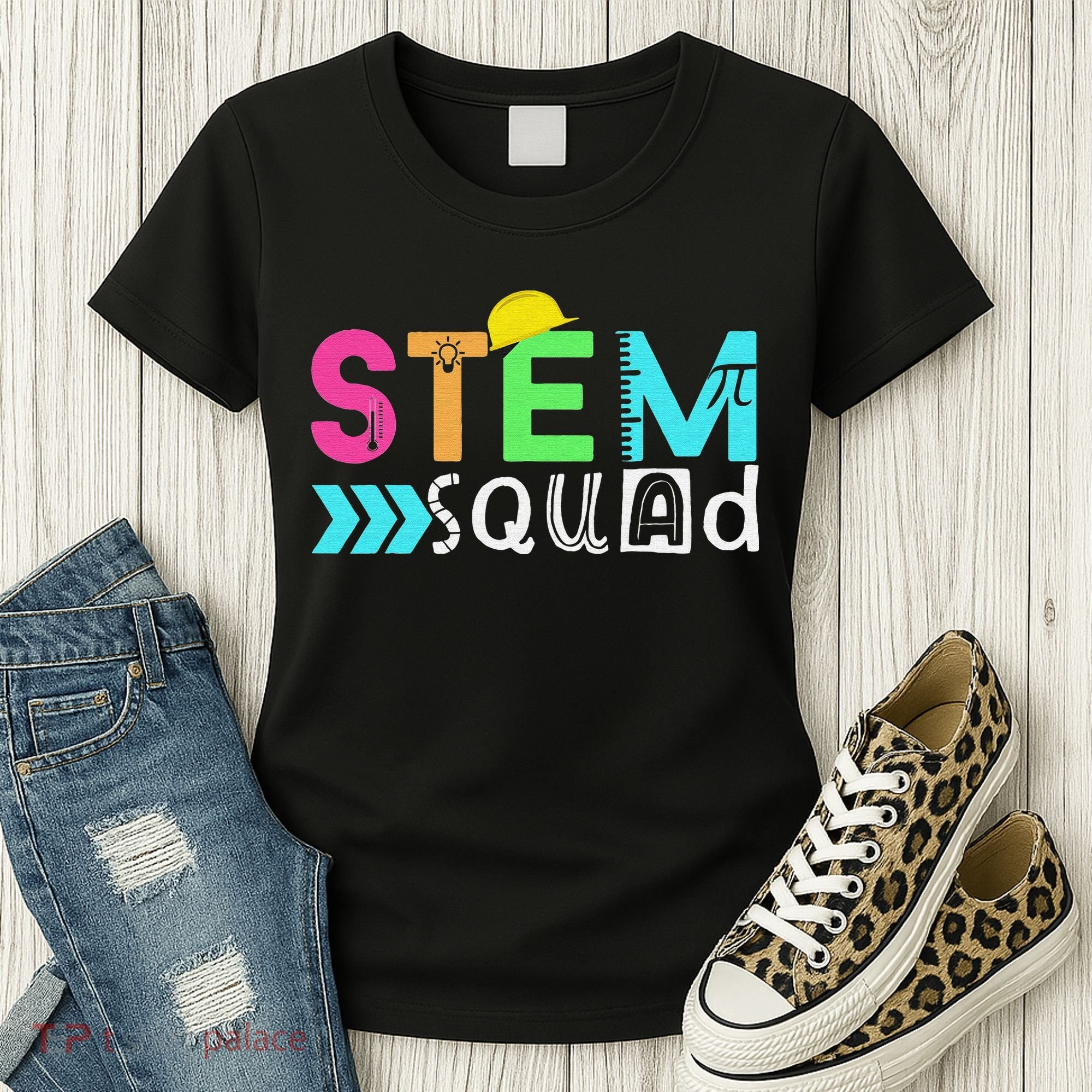 STEM Squad Science Technology Engineering Math Teacher Women's T-Shirt