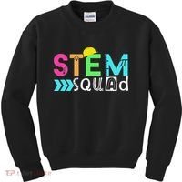 STEM Squad Science Technology Engineering Math Teacher Kids Sweatshirt thumb 0