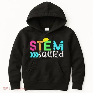 STEM Squad Science Technology Engineering Math Teacher Kids Hoodie