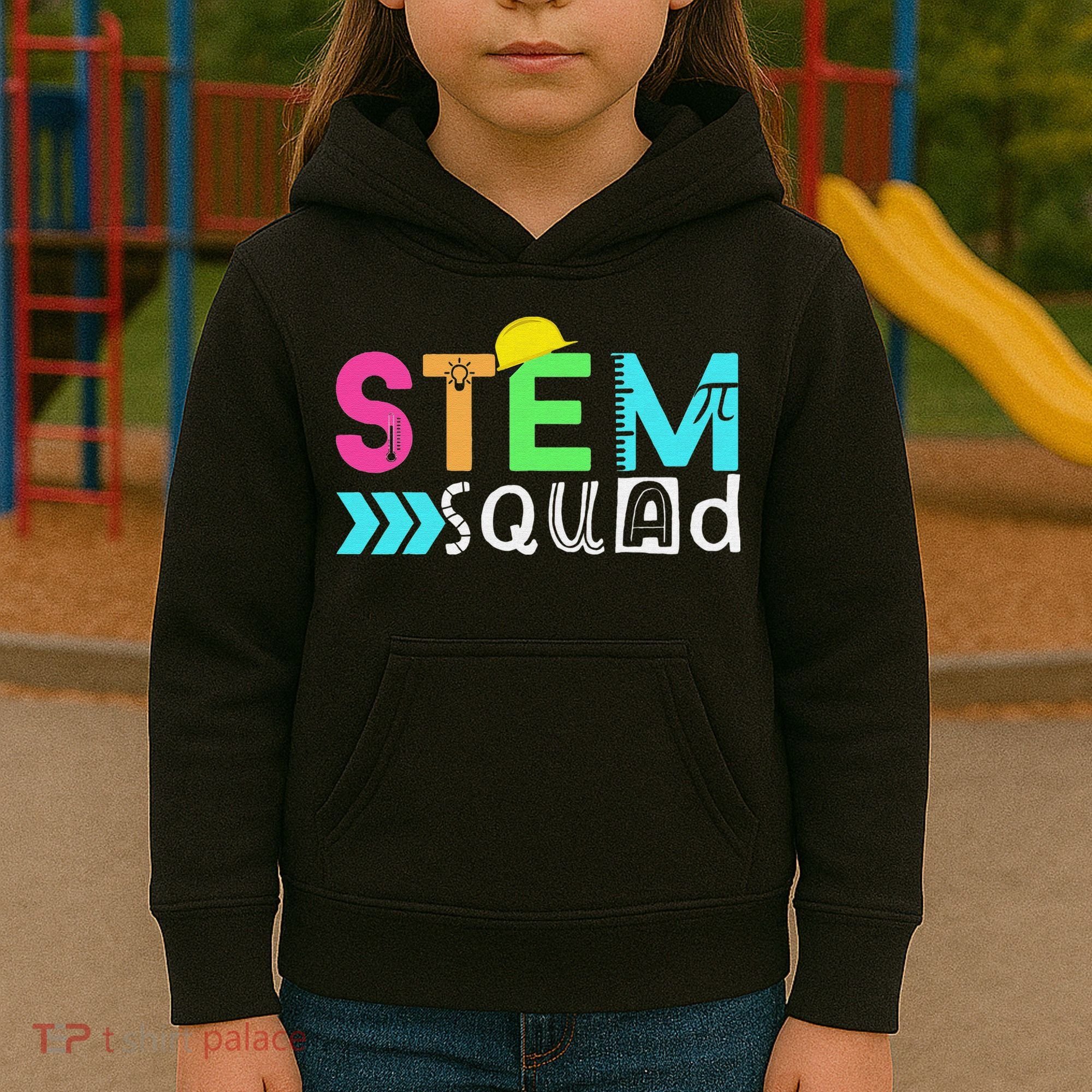STEM Squad Science Technology Engineering Math Teacher Kids Hoodie