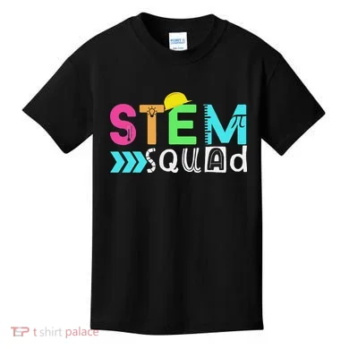 STEM Squad Science Technology Engineering Math Teacher Kids T-Shirt
