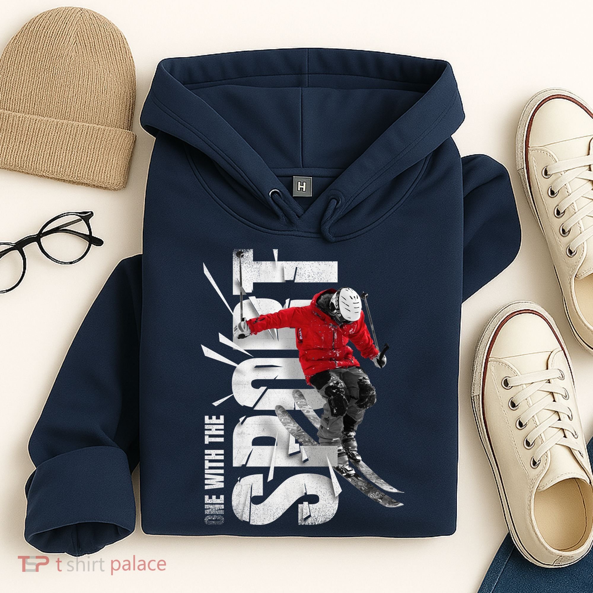Snow Skiing Hoodie