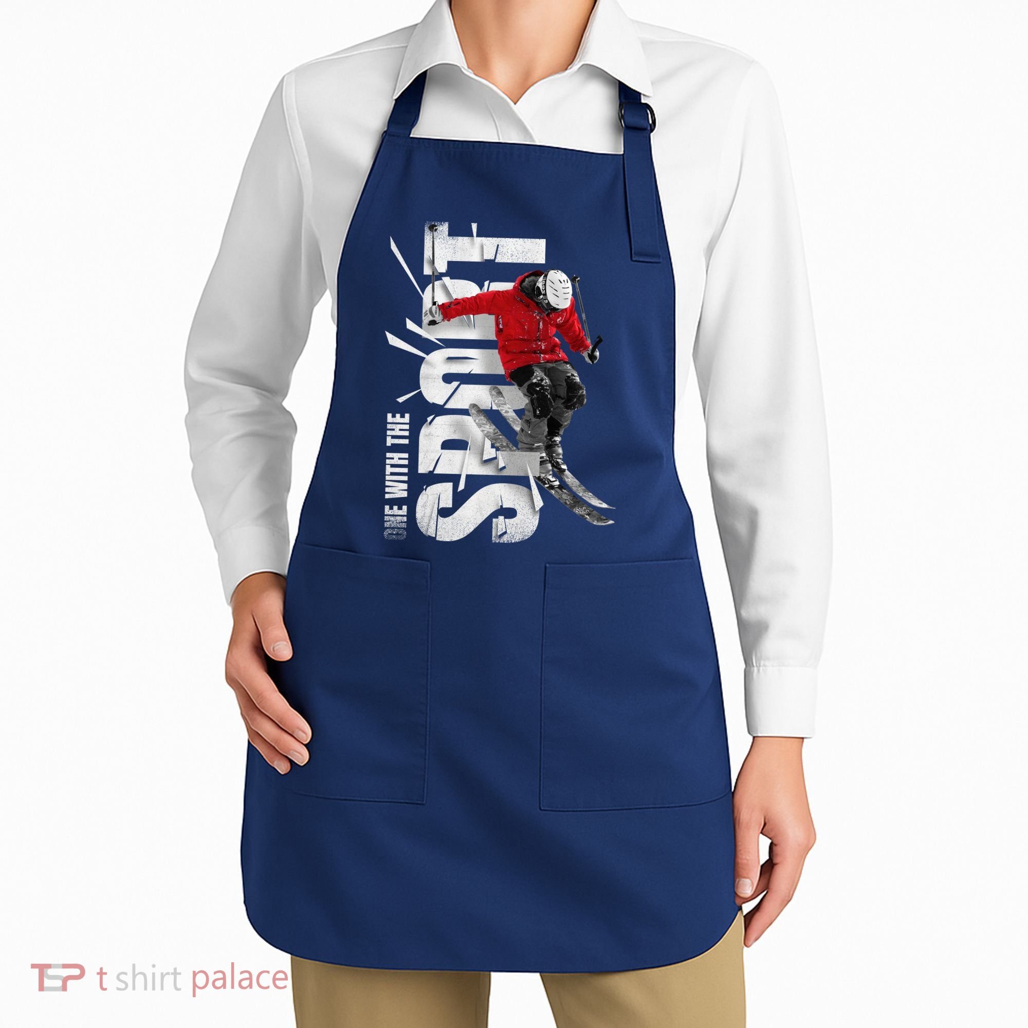 Snow Skiing Apron