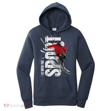 Snow Skiing Women's Hoodie