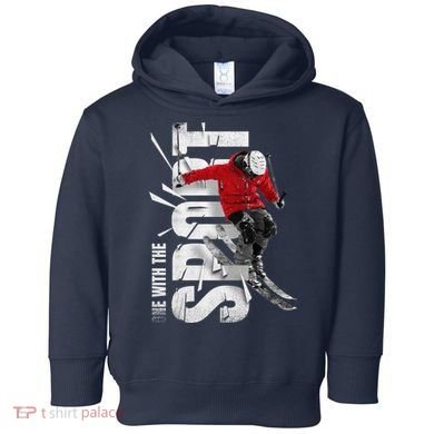 Snow Skiing Toddler Hoodie