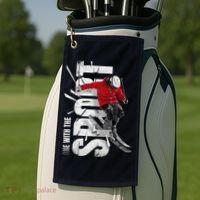 Snow Skiing Golf Towel thumb 2