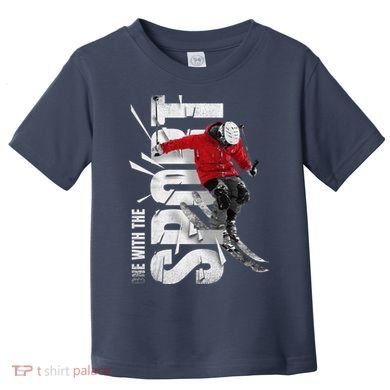 Snow Skiing Toddler T-Shirt