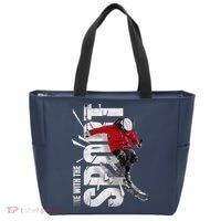 Snow Skiing Tote Bag thumb 0