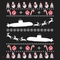 Submarine Service Submariner Ugly Christmas Gift Women's Sweatshirt thumb 2
