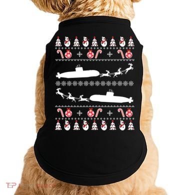 Submarine Service Submariner Ugly Christmas Gift Doggie Tank