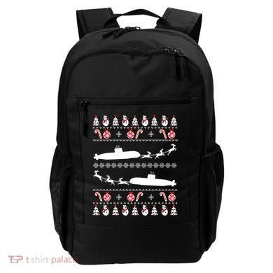 Submarine Service Submariner Ugly Christmas Gift Backpack