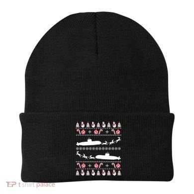 Submarine Service Submariner Ugly Christmas Gift Beanie