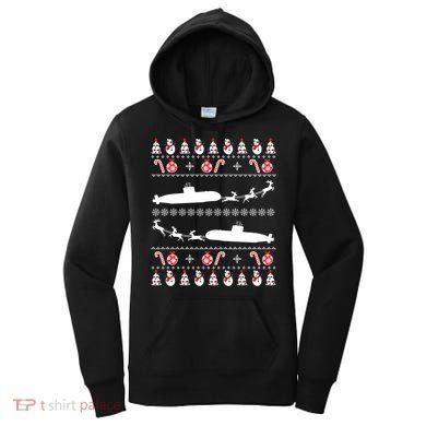 Submarine Service Submariner Ugly Christmas Gift Women's Hoodie