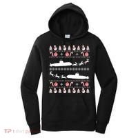 Submarine Service Submariner Ugly Christmas Gift Women's Hoodie thumb 0