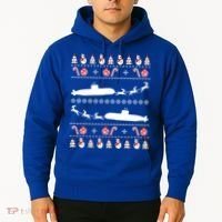 Submarine Service Submariner Ugly Christmas Gift Hoodie thumb 2