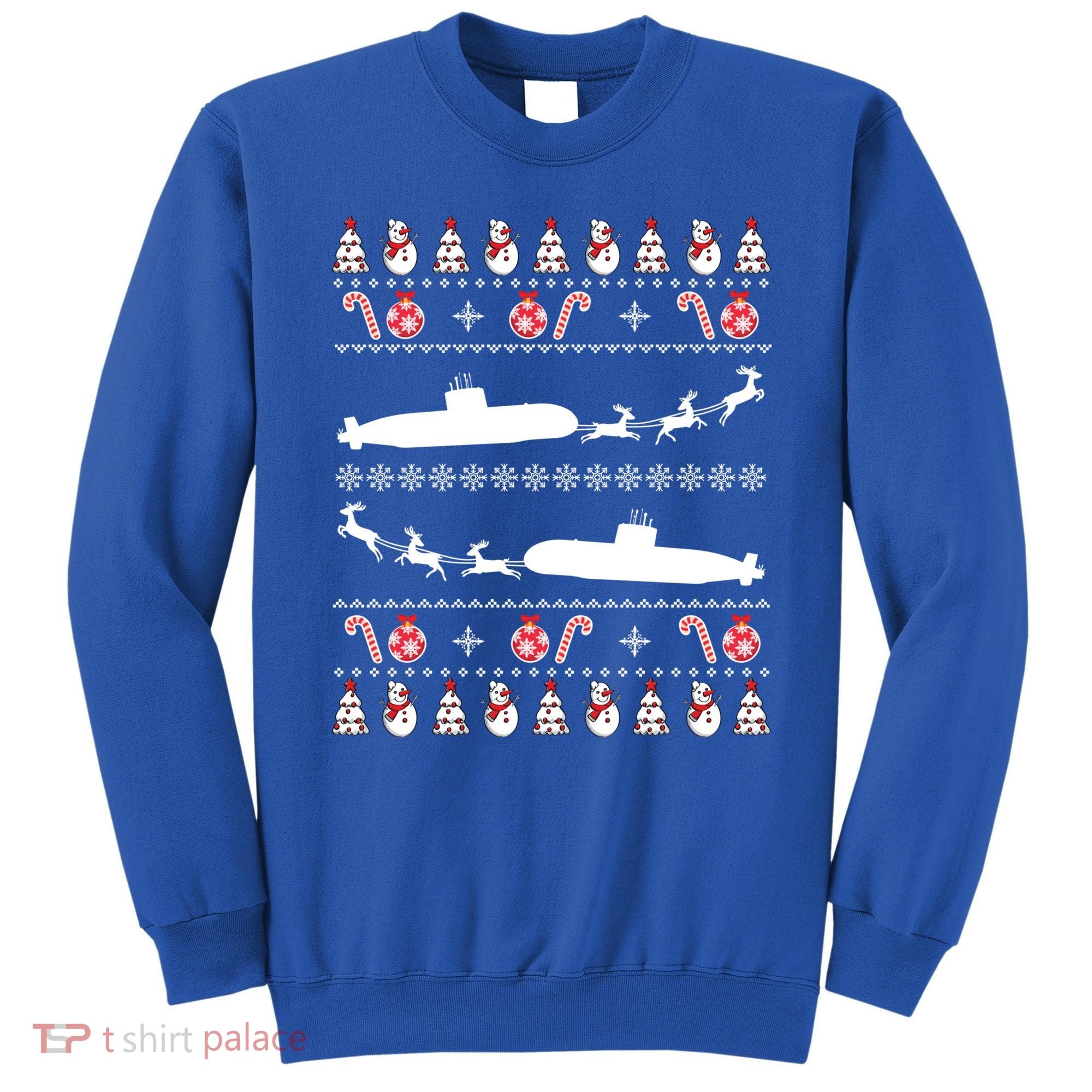 Submarine Service Submariner Ugly Christmas Gift Sweatshirt