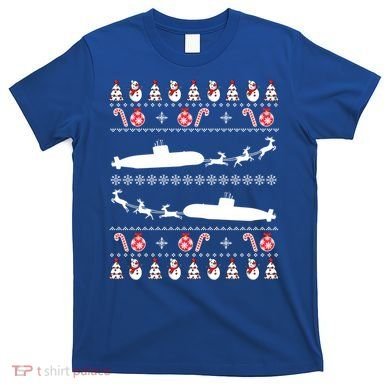 Submarine Service Submariner Ugly Christmas Gift T-Shirt