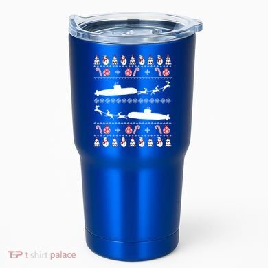Submarine Service Submariner Ugly Christmas Gift Tumbler
