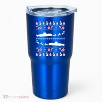 Submarine Service Submariner Ugly Christmas Gift Tumbler thumb 0