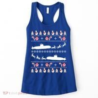 Submarine Service Submariner Ugly Christmas Gift Women's Tank Top thumb 0