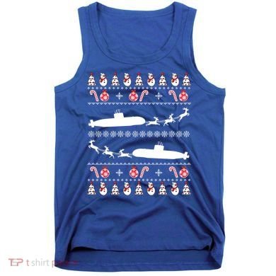 Submarine Service Submariner Ugly Christmas Gift Tank Top