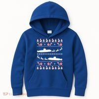 Submarine Service Submariner Ugly Christmas Gift Kids Hoodie thumb 0