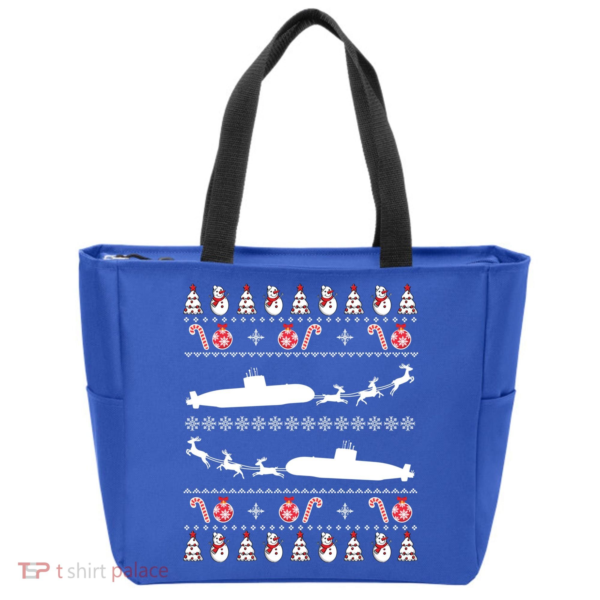 Submarine Service Submariner Ugly Christmas Gift Tote Bag