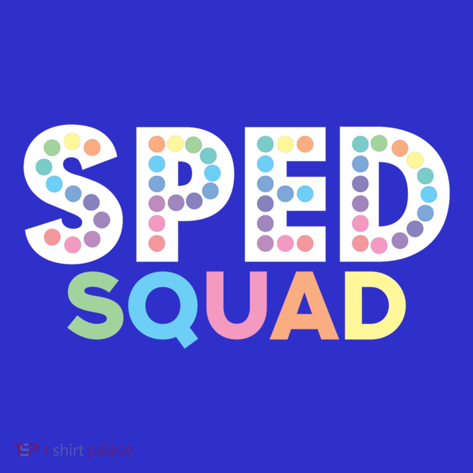 Sped Squad Special Education Teacher Meaningful Gift T-Shirt