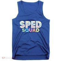 Sped Squad Special Education Teacher Meaningful Gift Tank Top thumb 0