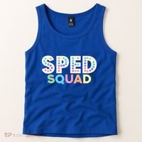Sped Squad Special Education Teacher Meaningful Gift Tank Top thumb 2
